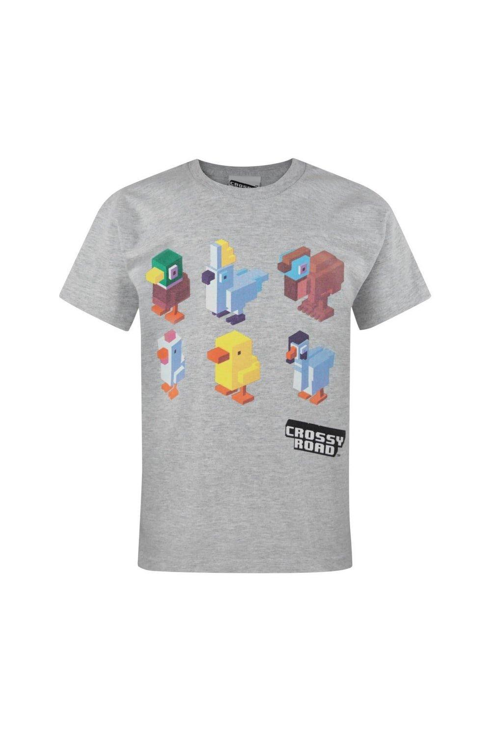 Crossy Road Official Character Design Short Sleeved T-Shirt