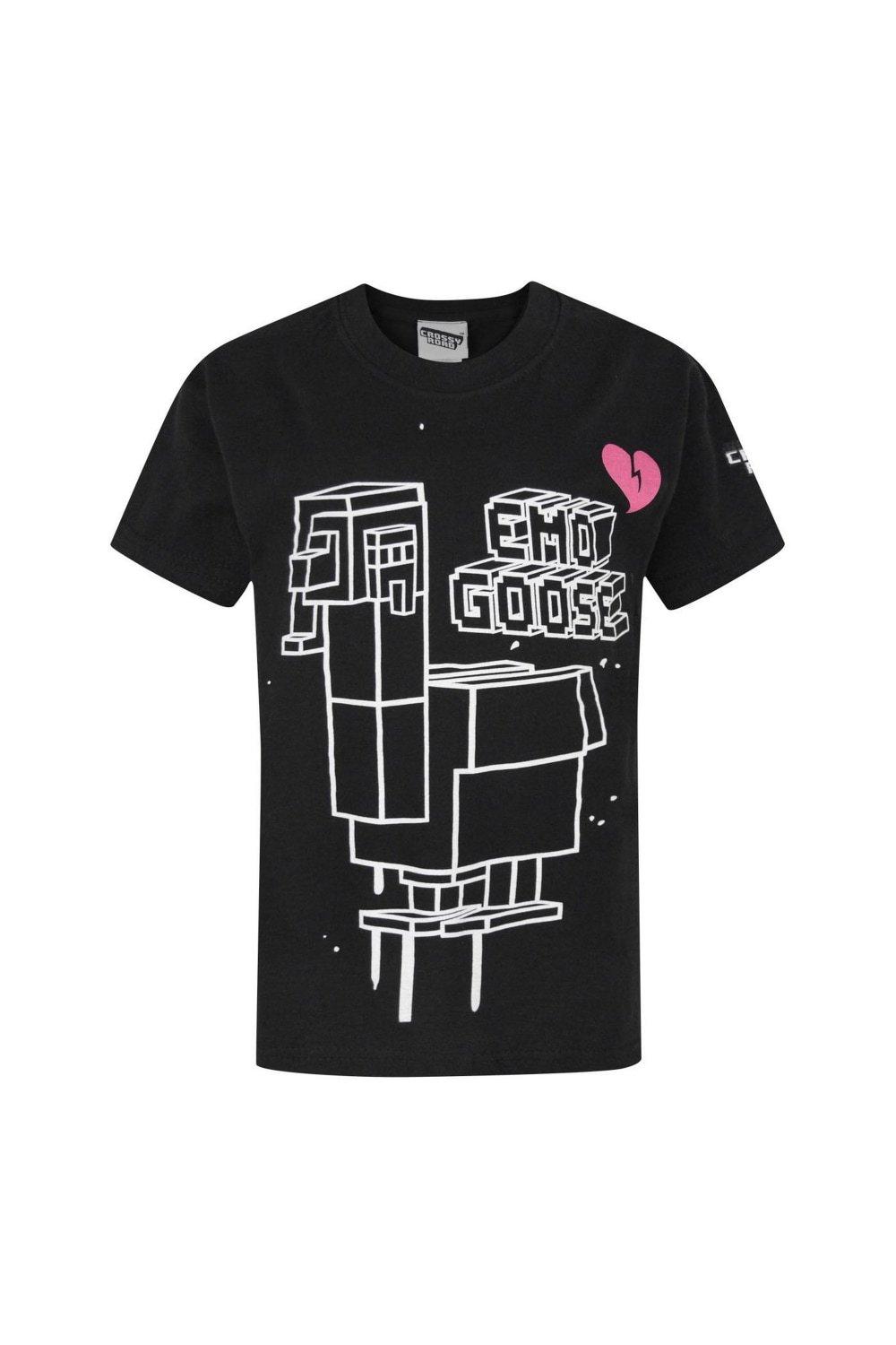 Crossy Road Official Emo Goose Short Sleeved T-Shirt