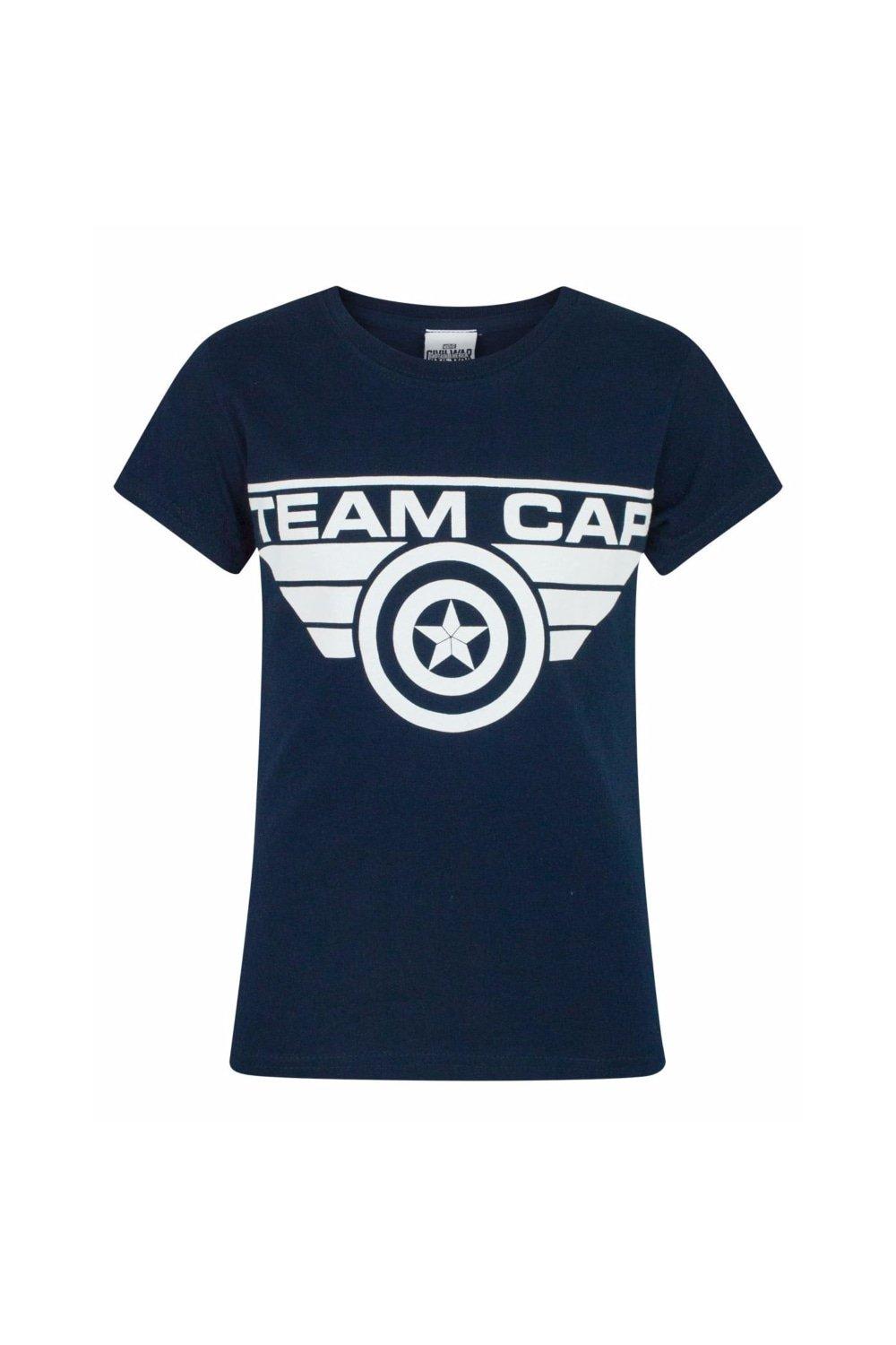 Official Captain America Civil War Team Cap T-Shirt