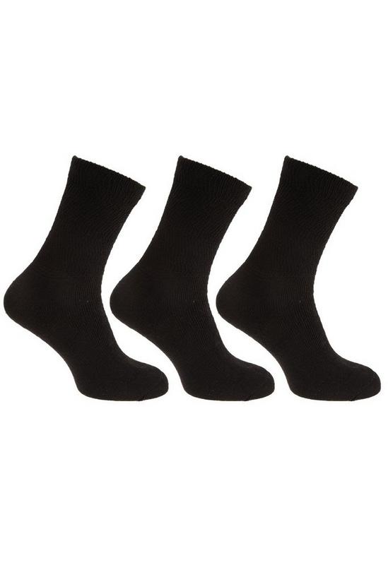 Universal Textiles Stretch Top Cotton Rich Diabetic Socks (Pack Of 3) 1