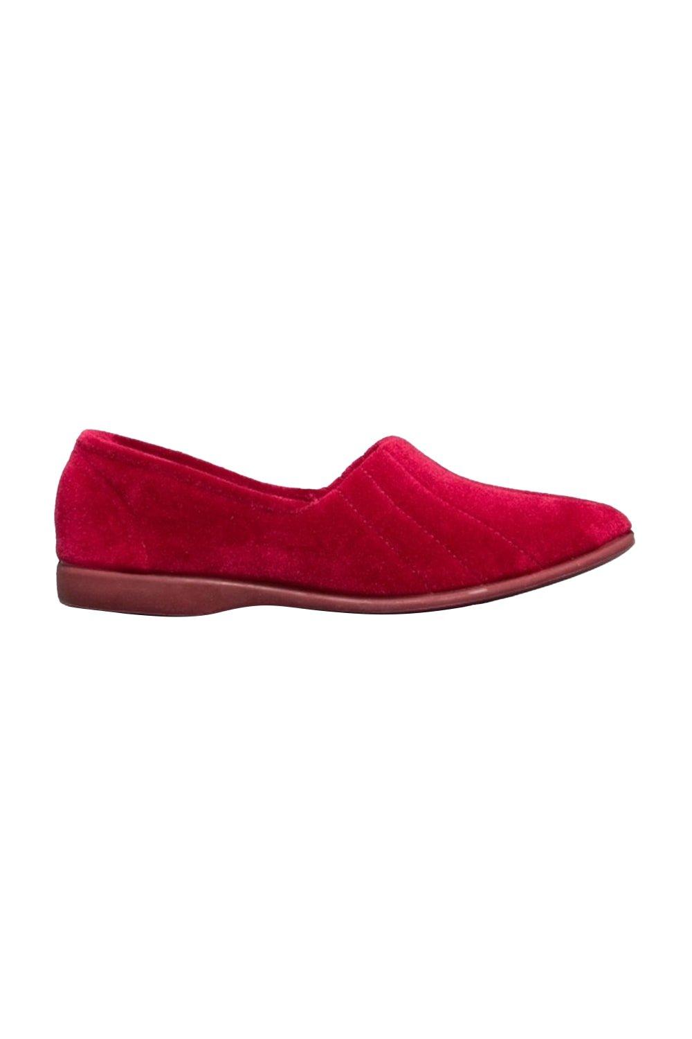  GBS Audrey Ladies Slipper / Womens Slippers (2 UK) (Red)