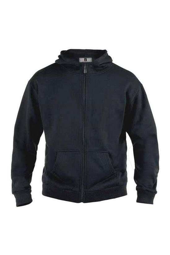 Duke Clothing D555 Rockford Kingsize Cantor Zip Through Hooded Sweatshirt 1