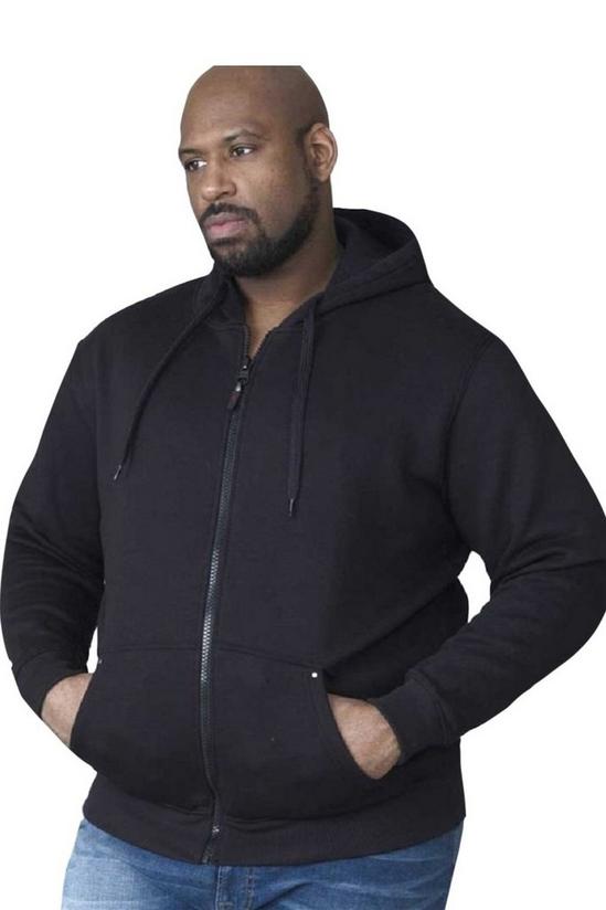 Duke Clothing D555 Rockford Kingsize Cantor Zip Through Hooded Sweatshirt 3