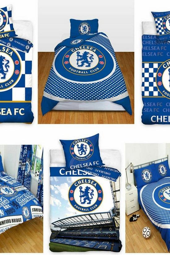 Chelsea FC Official Football Patch Single Duvet And Pillow Case Set 2