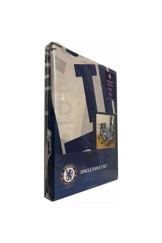 Chelsea FC Official Football Patch Single Duvet And Pillow Case Set 3