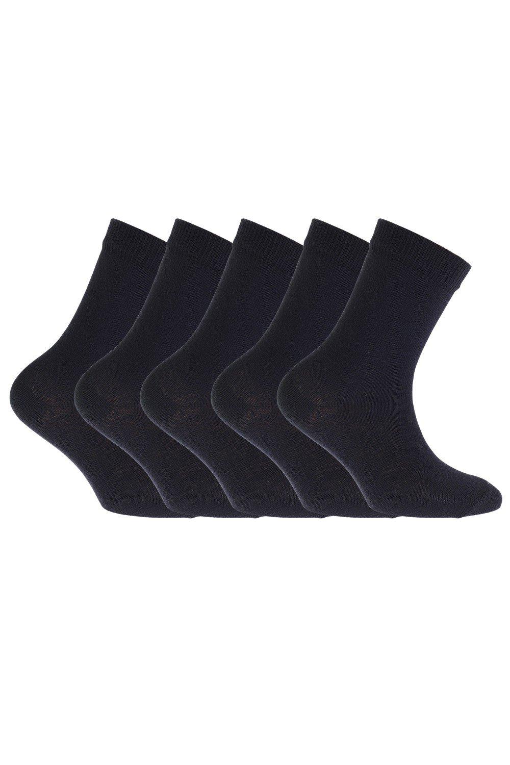 Plain School Socks (Pack Of 5)