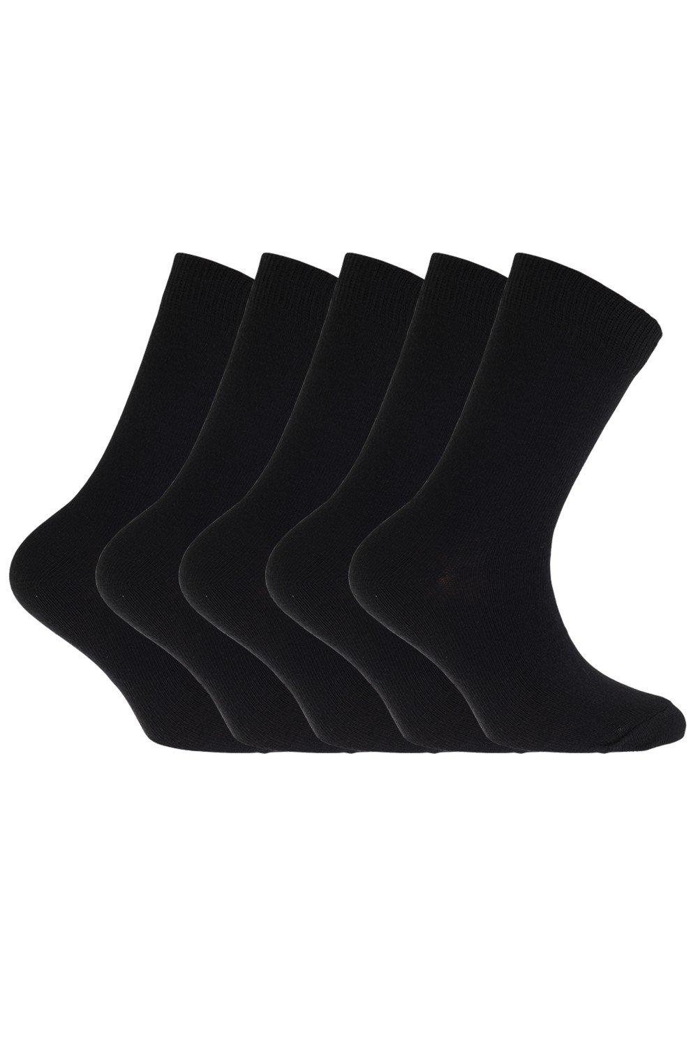 Plain School Socks (Pack Of 5)