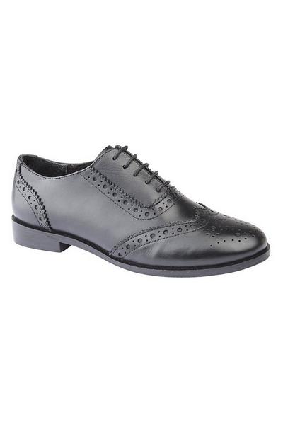 Violetta Leather Brogue Oxford Shoes