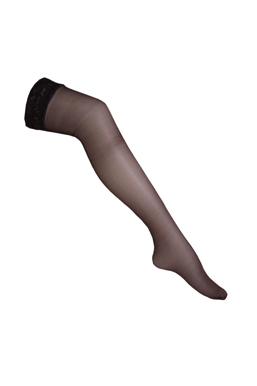 Ultra Gloss Lace Top Hold Ups (1 Pair)