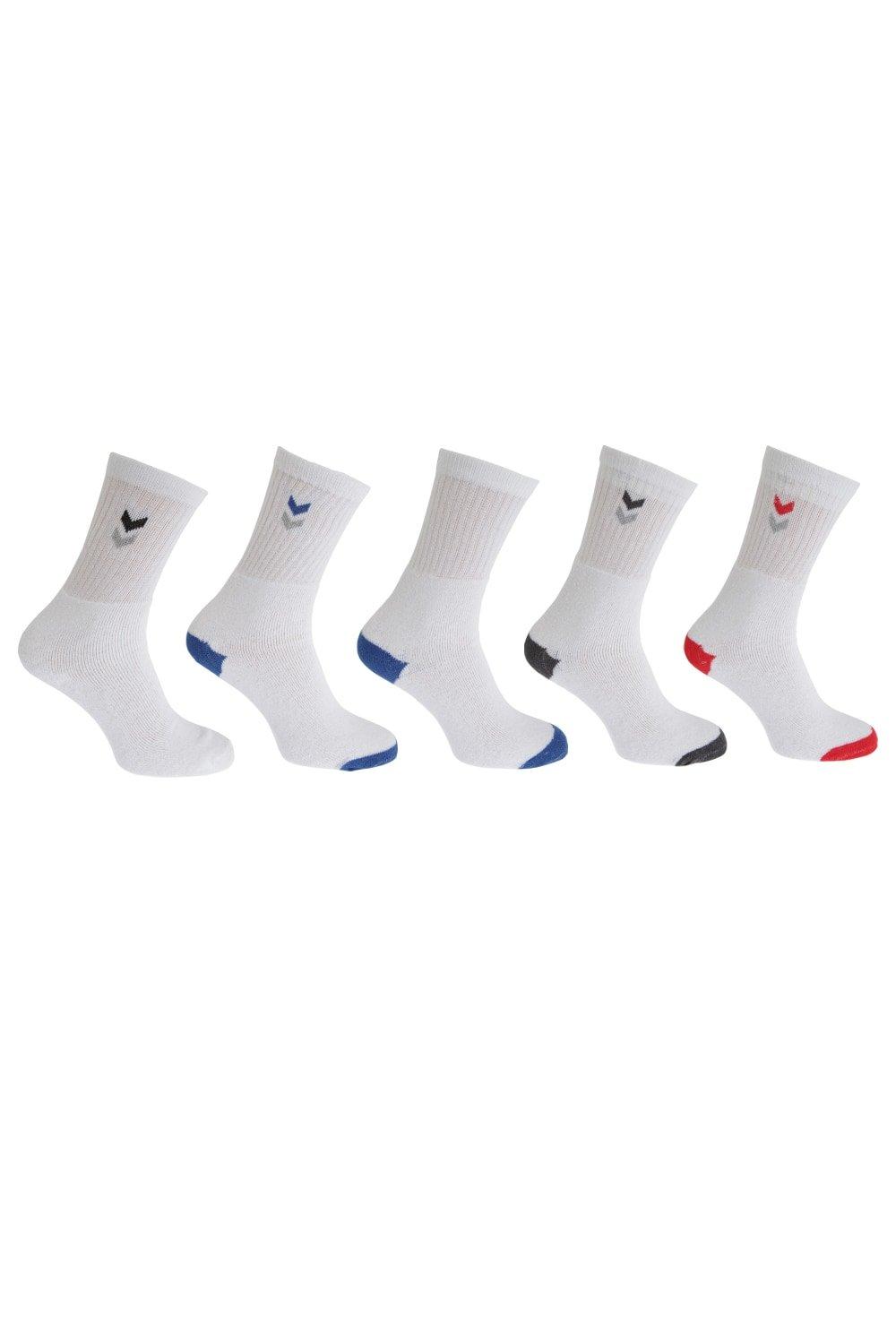 Assorted Emblem Sport Socks (5 Pairs)