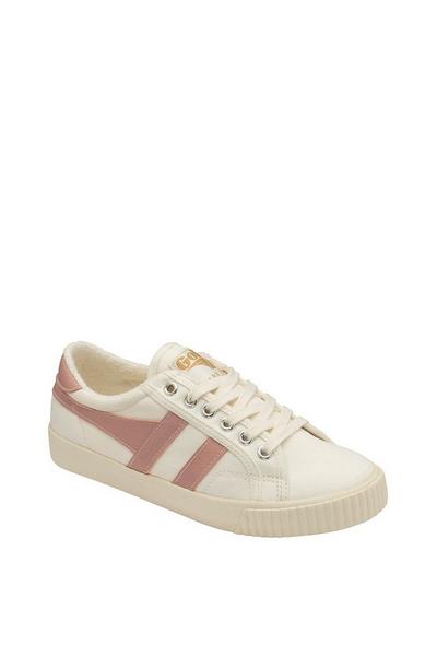 'Tennis Mark Cox' Canvas Lace-Up Trainers
