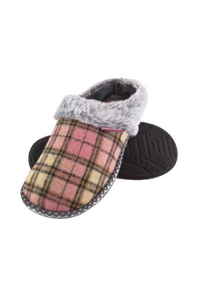 Cosy Plush Memory Foam Knitted Mules Slippers With Open Back