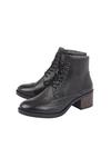 Lotus Black 'Amira' Leather Ankle Boots thumbnail 2