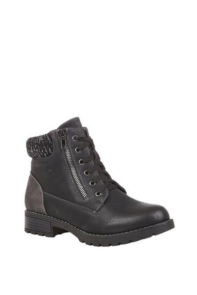 'Emmeline' Lace-Up Ankle Boots