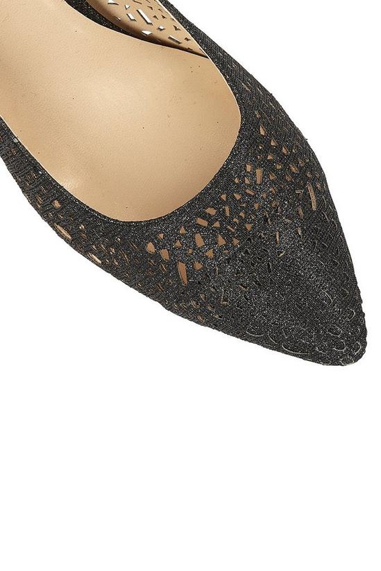 Lotus 'Lena' Shimmer Textile Court Shoes 4