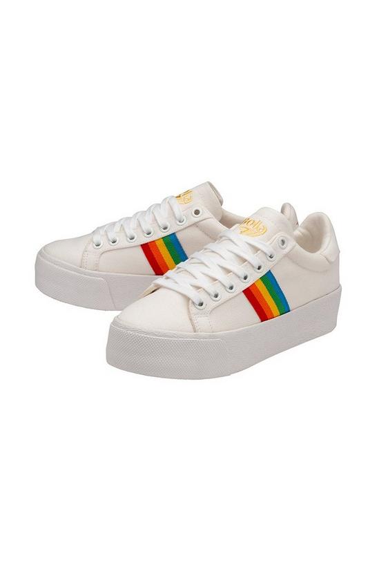 Gola 'Orchid Platform Rainbow' Lace-Up Trainers 3