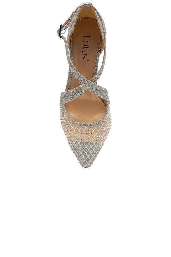 Lotus Silver 'Minerva' Court Shoes 4
