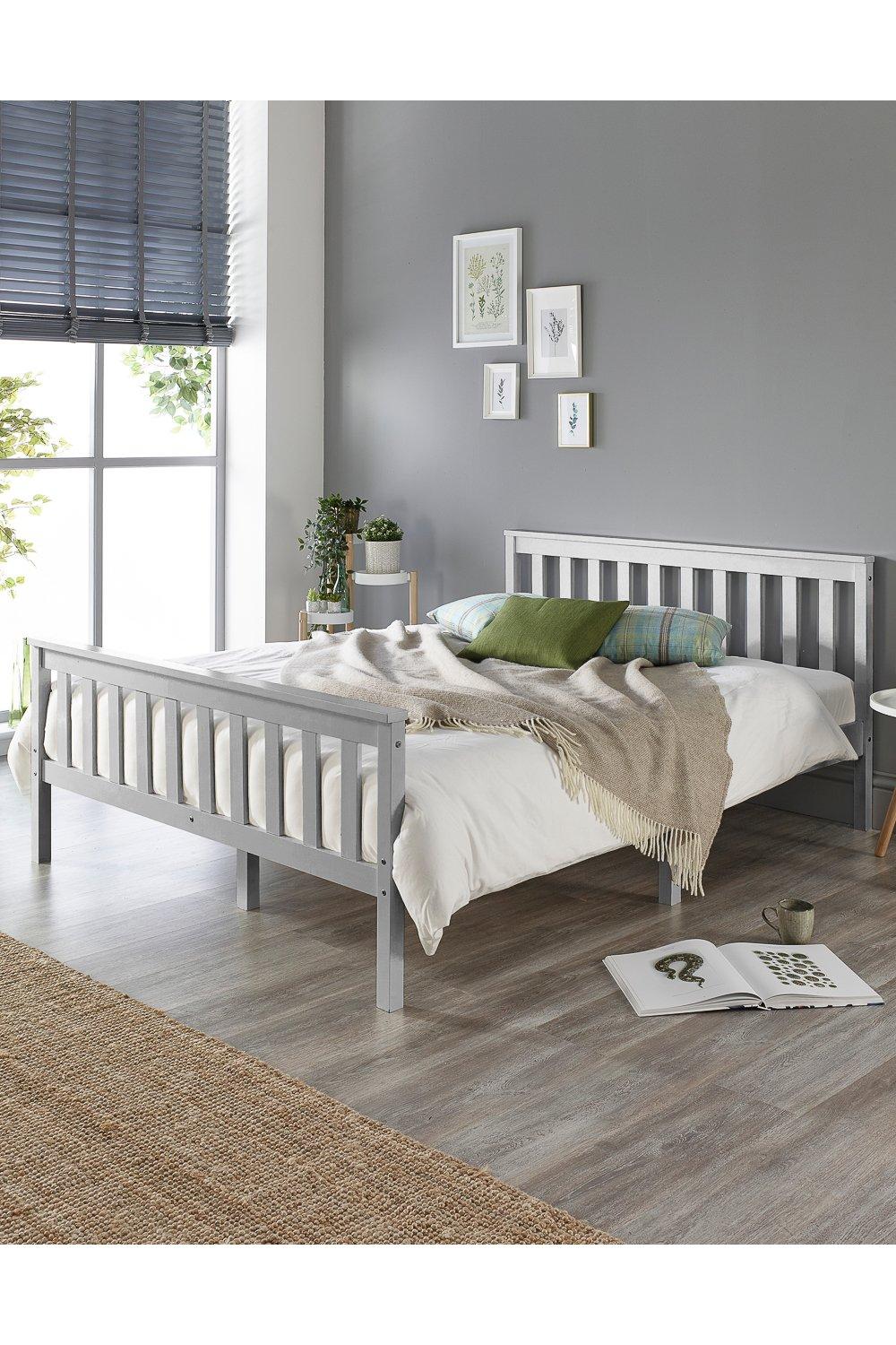 Atlantic Bed Frame in Grey