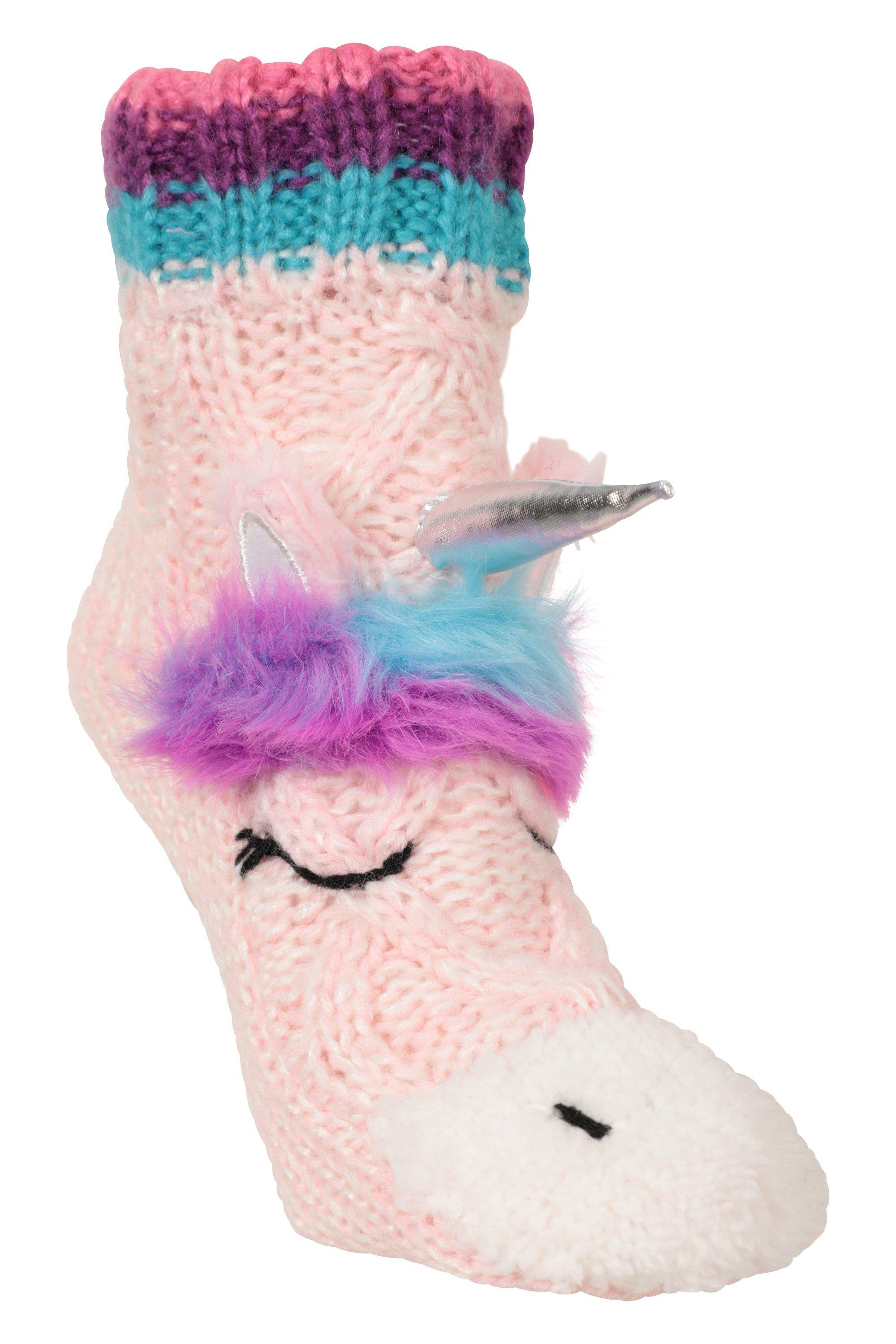 Unicorn  Grippi Socks Soft Knitted Warm Anti Slip Socks