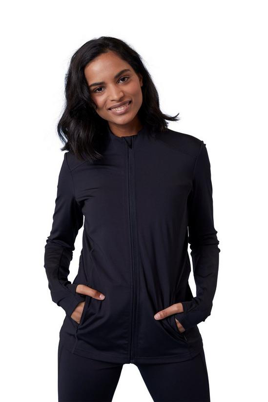 Active People 'Action Shot' Stretchy Breathable Quick Dry Full Zip Midlayer Jacket 5