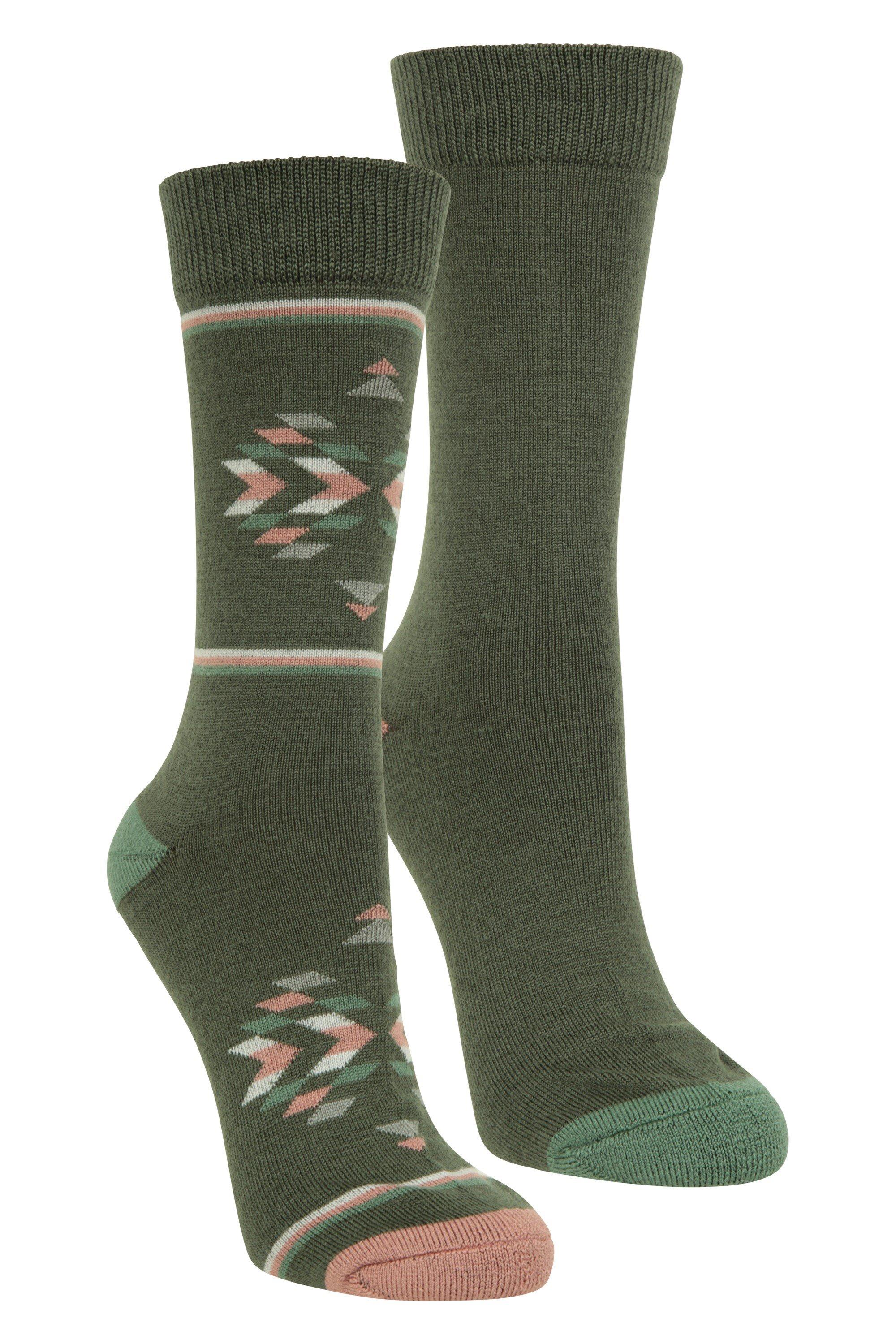 Bold Pattern  Merino Walking Socks  Stretch Sock