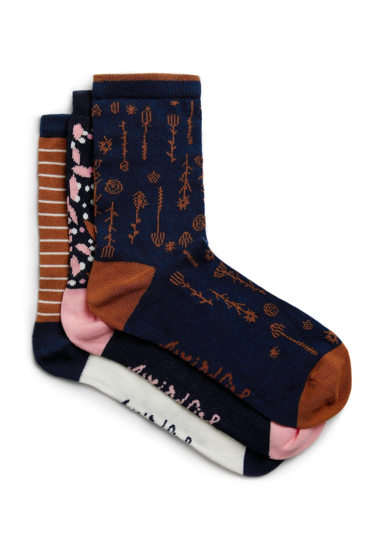 Parade Eco Patterned Socks 3 Pack
