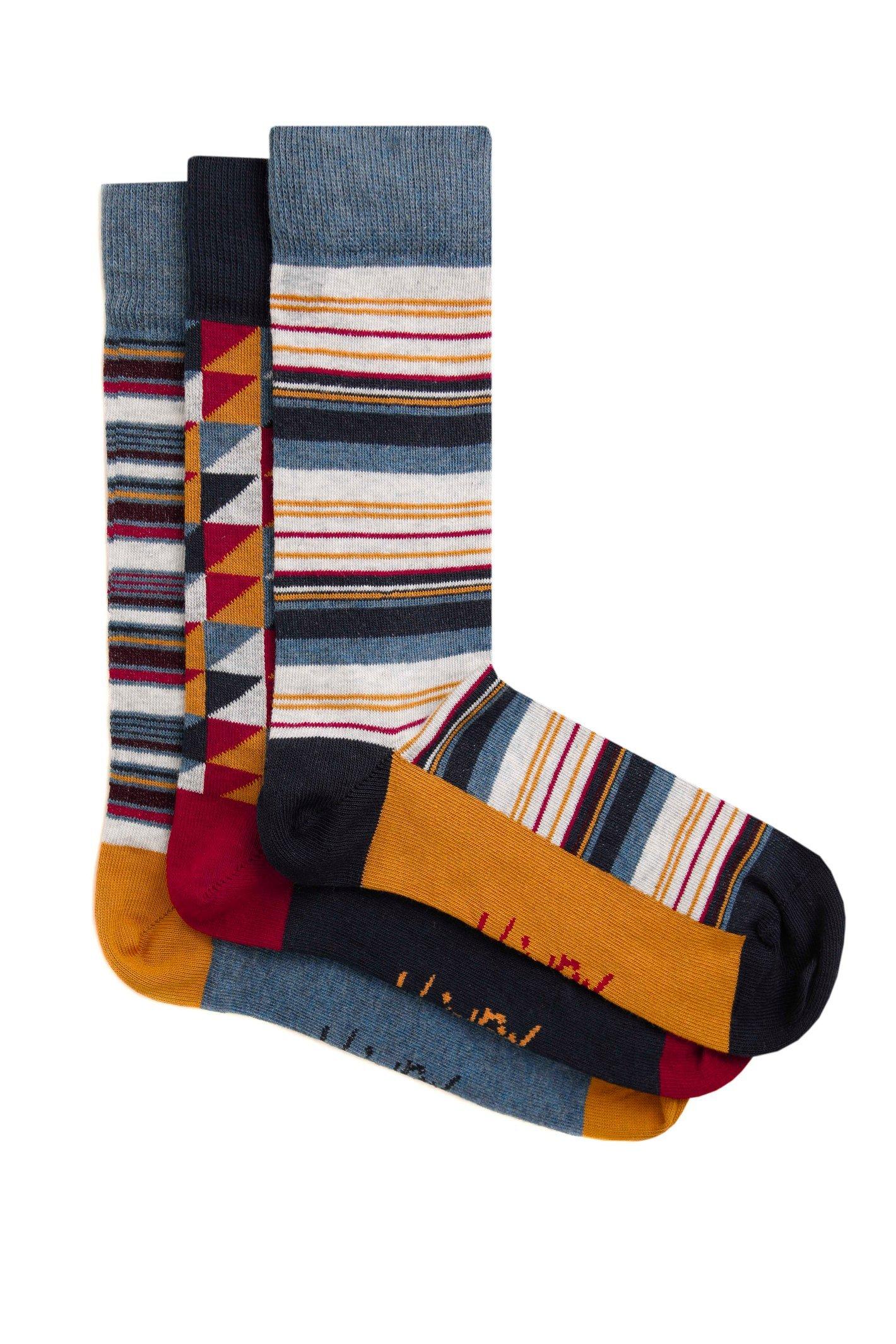 Wyatt Eco Stripe Socks Multi Pack