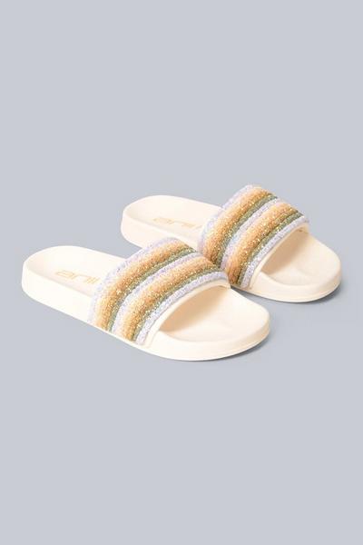 Slidie Soft Lining Durable Recycled Glitter Sliders