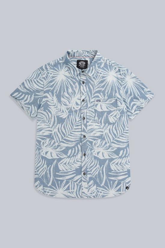 Animal 'Jamie' Hibiscus Print Lightweight Short Sleeve Organic Cotton Shirt 5