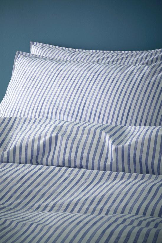 Content By Terence Conran Chelsea Textured Stripe' Cotton Duvet Set 2