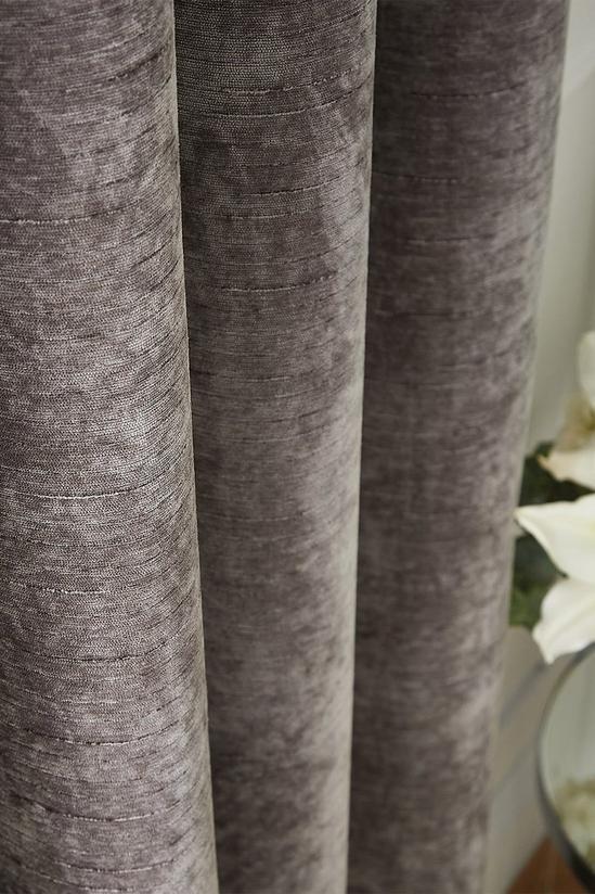 Hyperion 'Selene Luxury Chenille Weighted' Lined Curtains 2