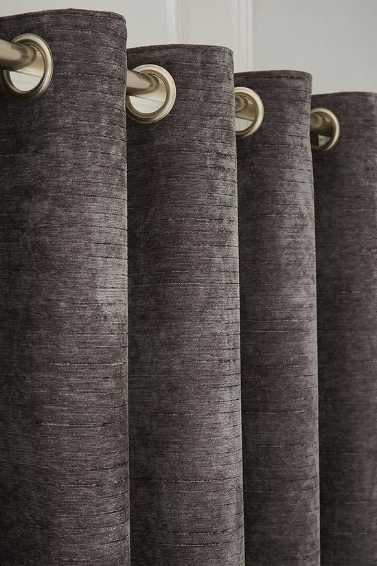 Hyperion 'Selene Luxury Chenille Weighted' Lined Curtains 3