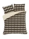 Catherine Lansfield 'Cosy Borg Sherpa Check' Duvet Cover Set thumbnail 5