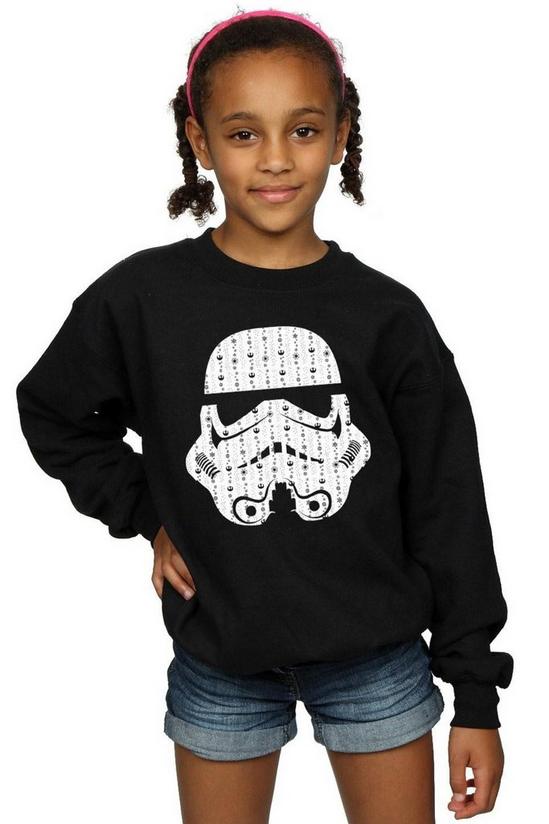 Star Wars Christmas Stormtrooper Helmet Sweatshirt 1