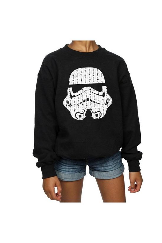 Star Wars Christmas Stormtrooper Helmet Sweatshirt 3