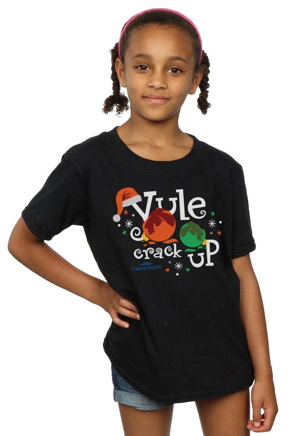 Yule Crack Up Cotton T-Shirt