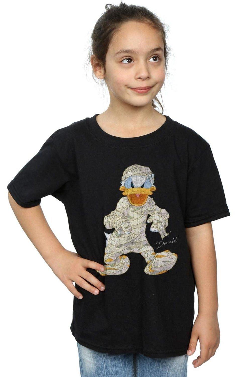 Mummy Donald Duck Cotton T-Shirt