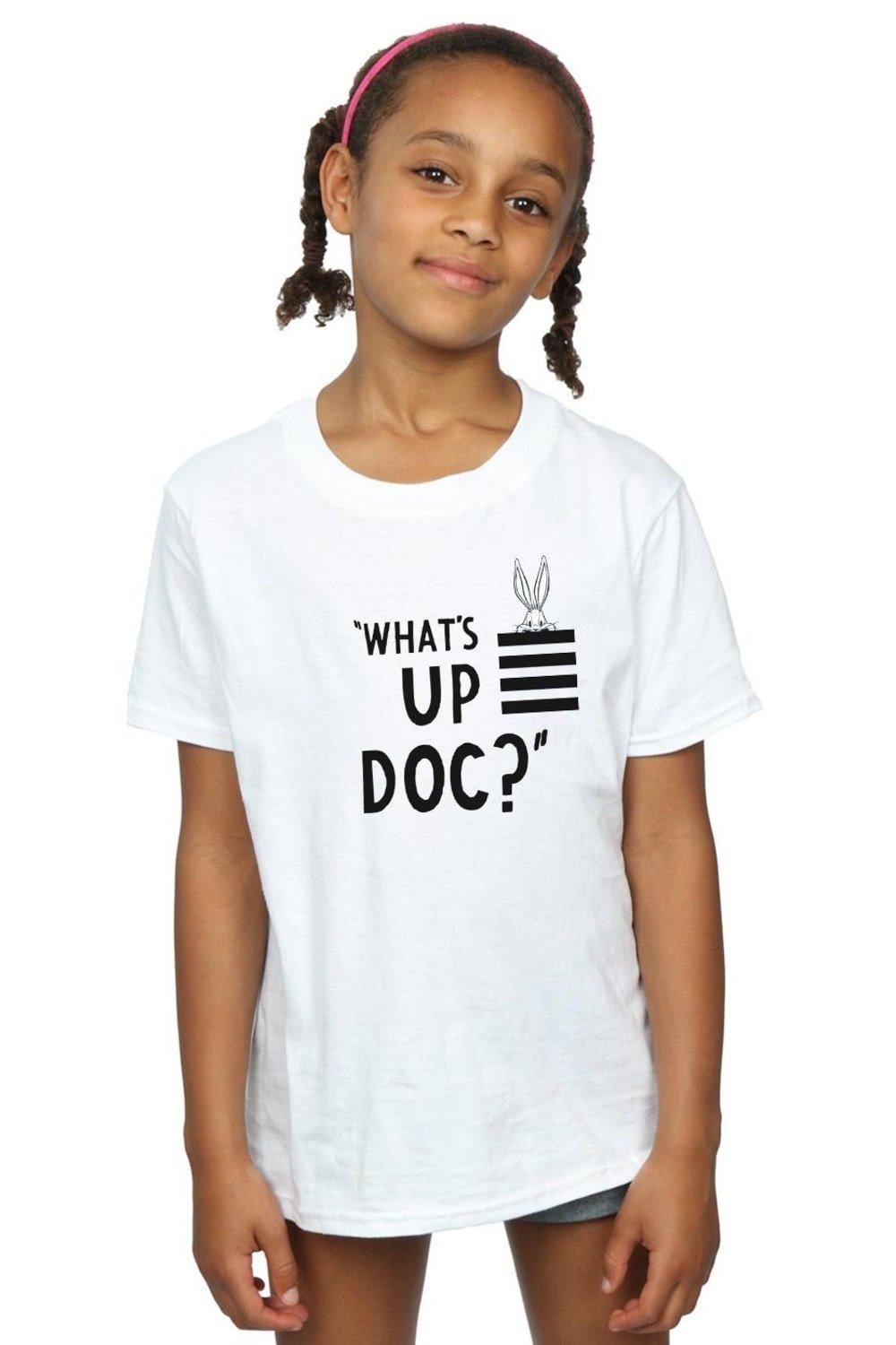 Bugs Bunny What’s Up Doc Stripes Cotton T-Shirt