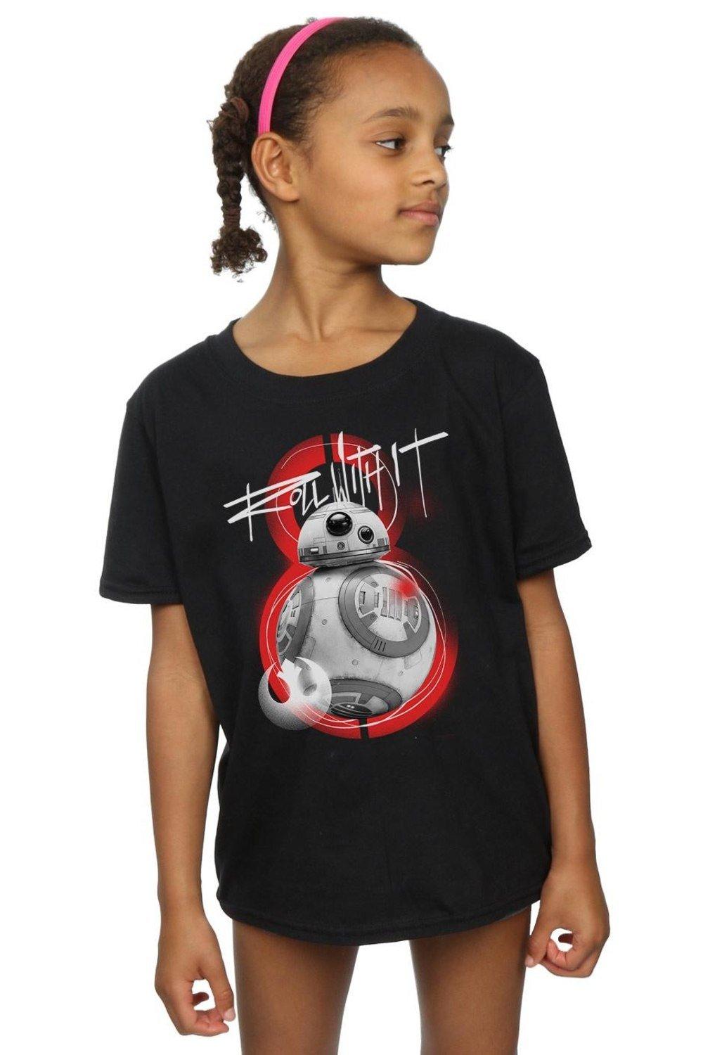 The Last Jedi BB-8 Roll With It Cotton T-Shirt
