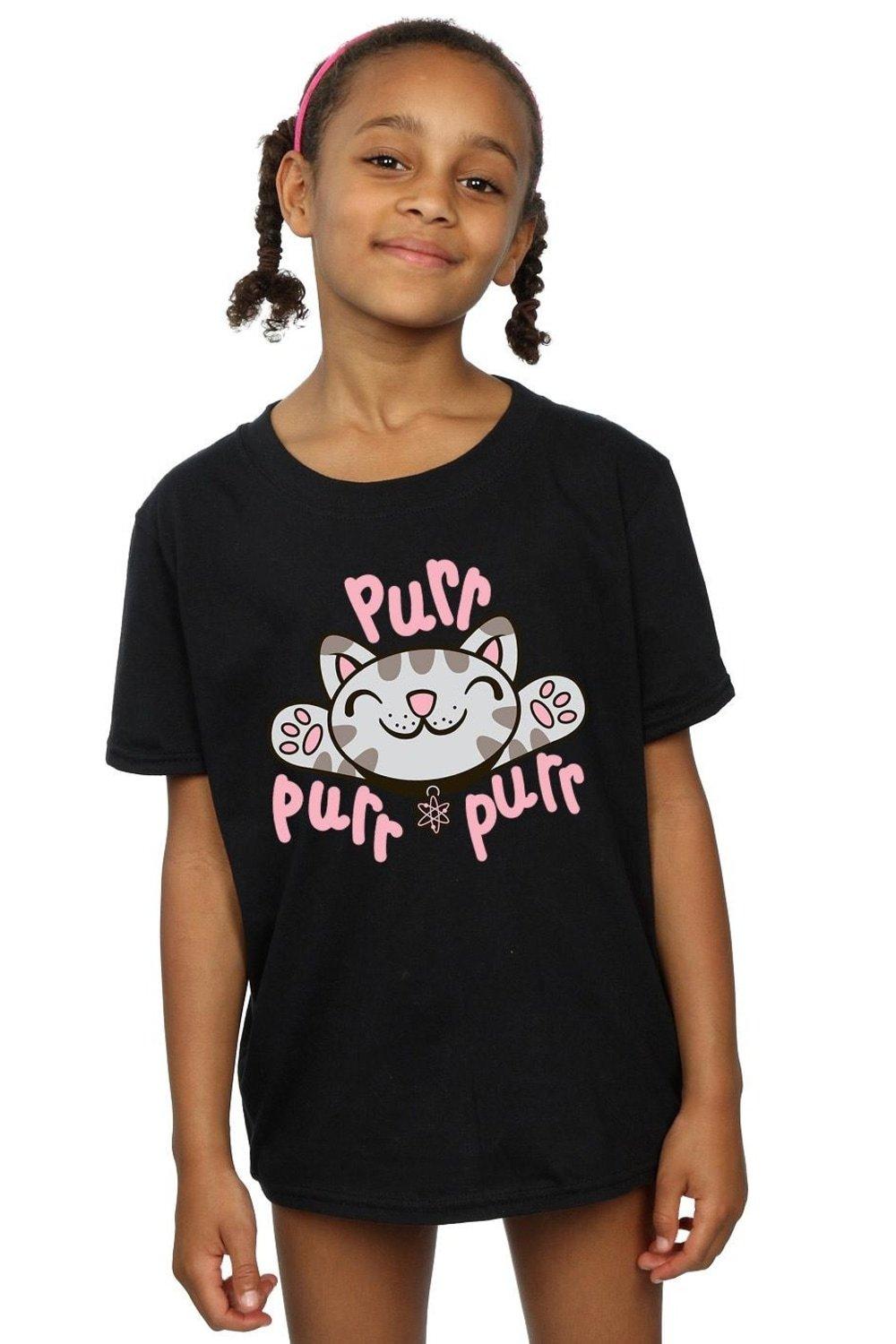 Soft Kitty Purr Cotton T-Shirt