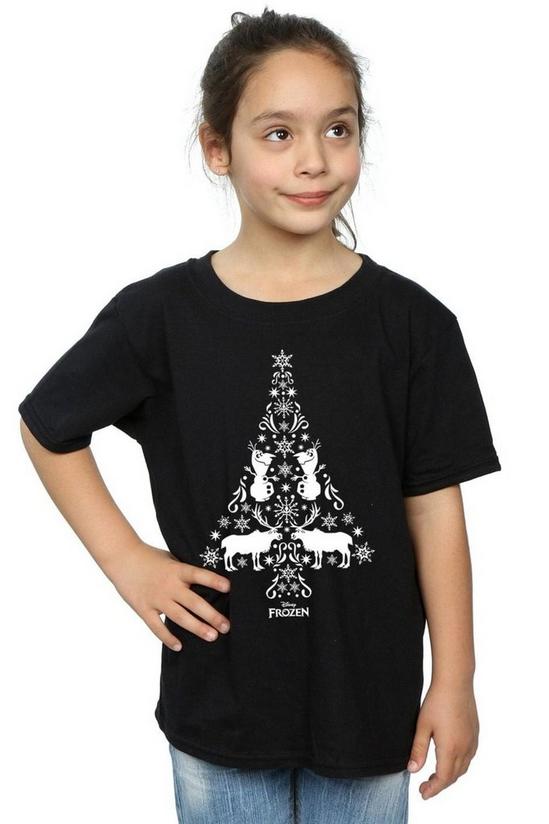 Disney Frozen Christmas Tree Cotton T-Shirt 1
