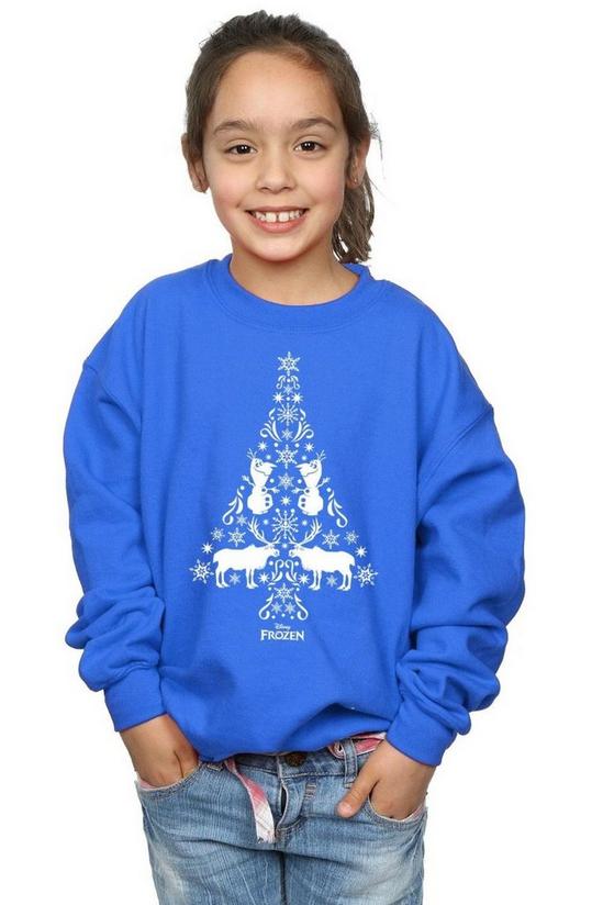 Disney Frozen Christmas Tree Sweatshirt 1