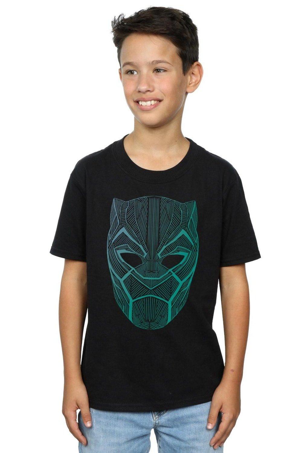Black Panther Tribal Mask T-Shirt
