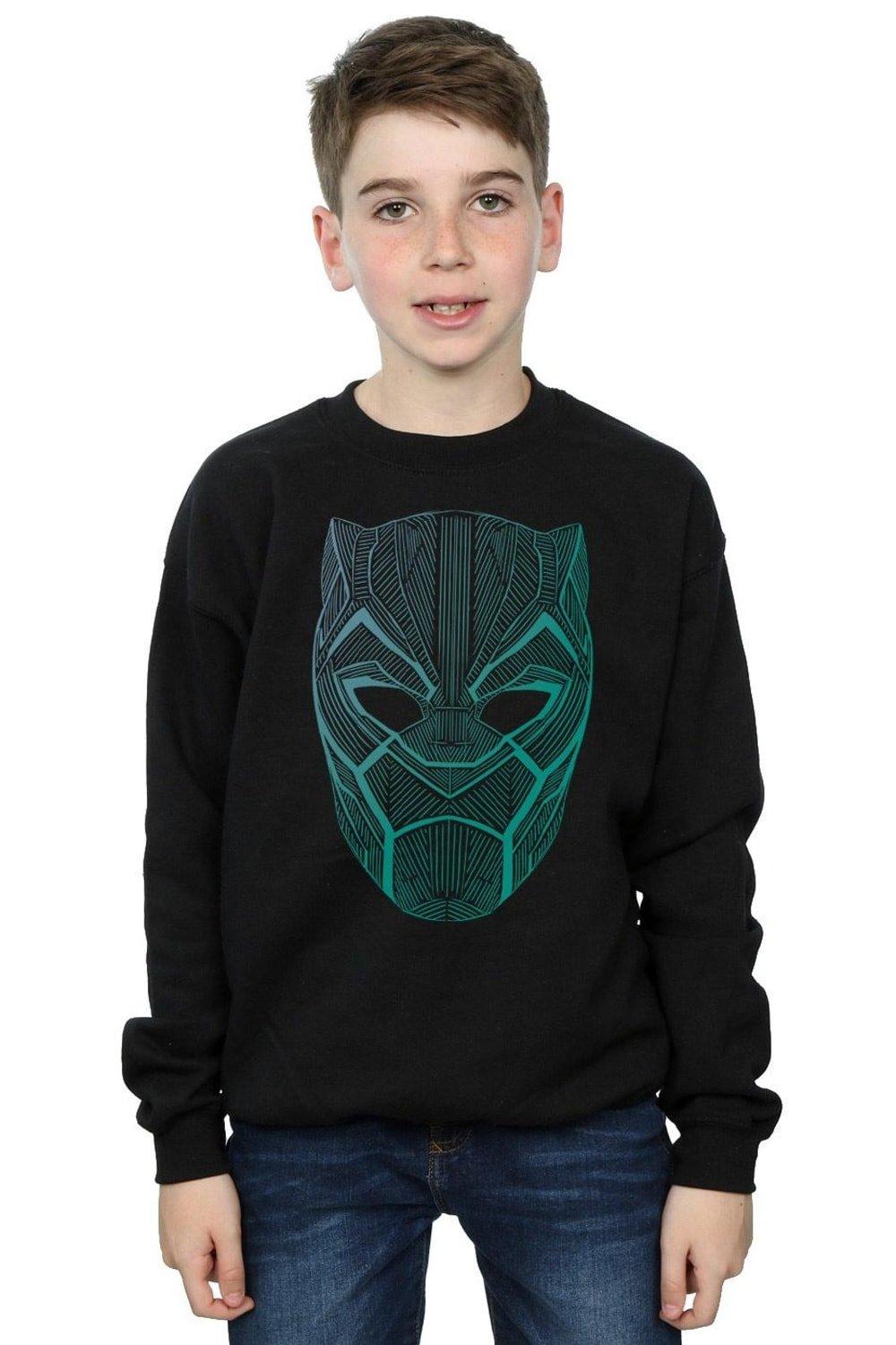 Black Panther Tribal Mask Sweatshirt