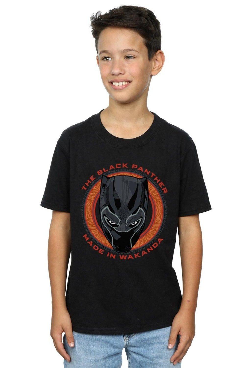 Black Panther Made in Wakanda Red T-Shirt