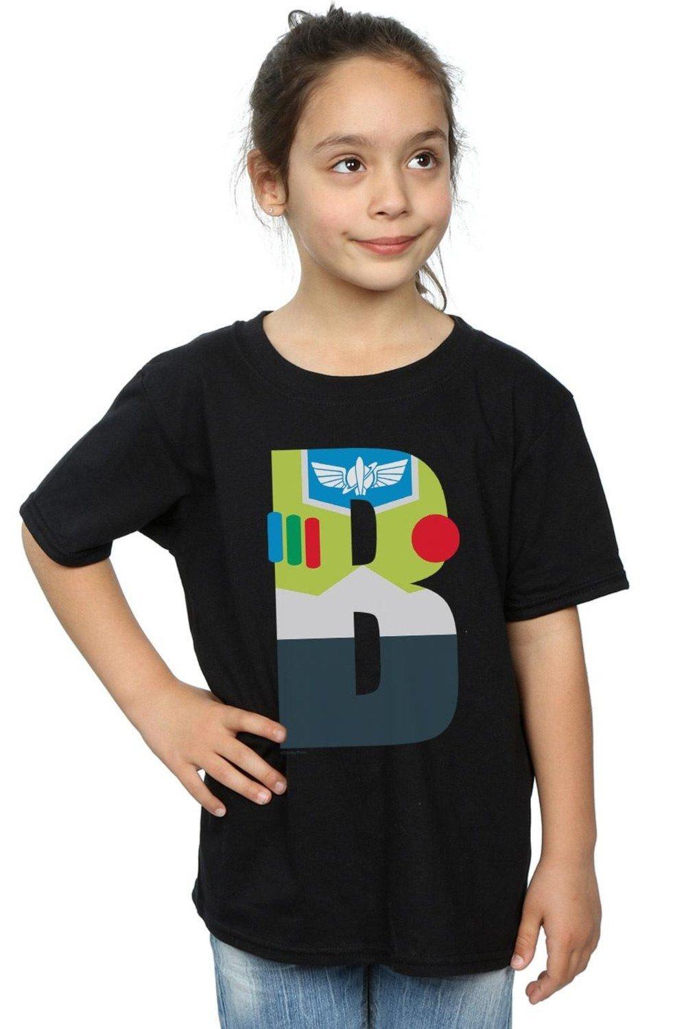 Alphabet B Is For Buzz Lightyear Cotton T-Shirt