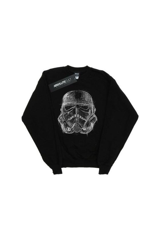 Star Wars Stormtrooper Scribble Helmet Sweatshirt 2