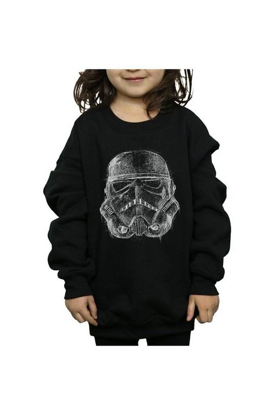 Star Wars Stormtrooper Scribble Helmet Sweatshirt 3