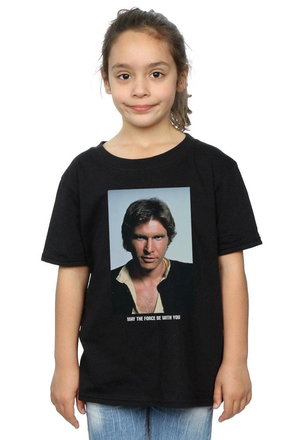 Han Solo May The Force Cotton T-Shirt