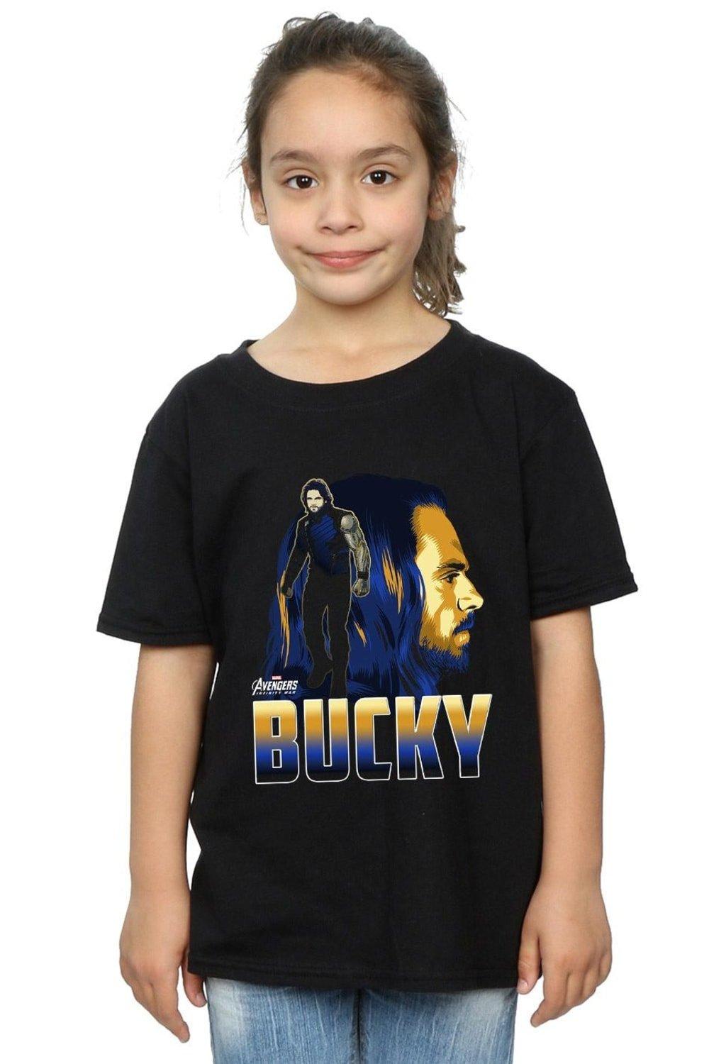 Avengers Infinity War Bucky Character Cotton T-Shirt